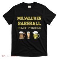 Classic Milwaukee Baseball & Beer Fan Retro Wisconsin T-Shirt thumb 0