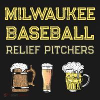 Classic Milwaukee Baseball & Beer Fan Retro Wisconsin Mousepad thumb 1