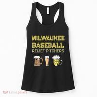Classic Milwaukee Baseball & Beer Fan Retro Wisconsin Women's Tank Top thumb 0