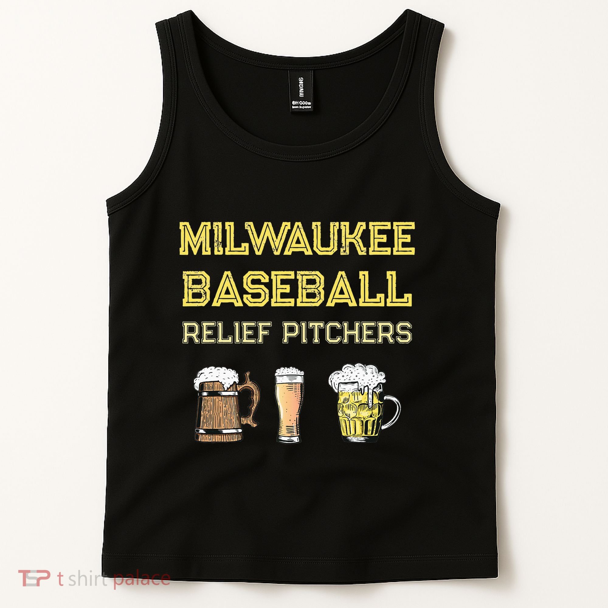 Classic Milwaukee Baseball & Beer Fan Retro Wisconsin Tank Top