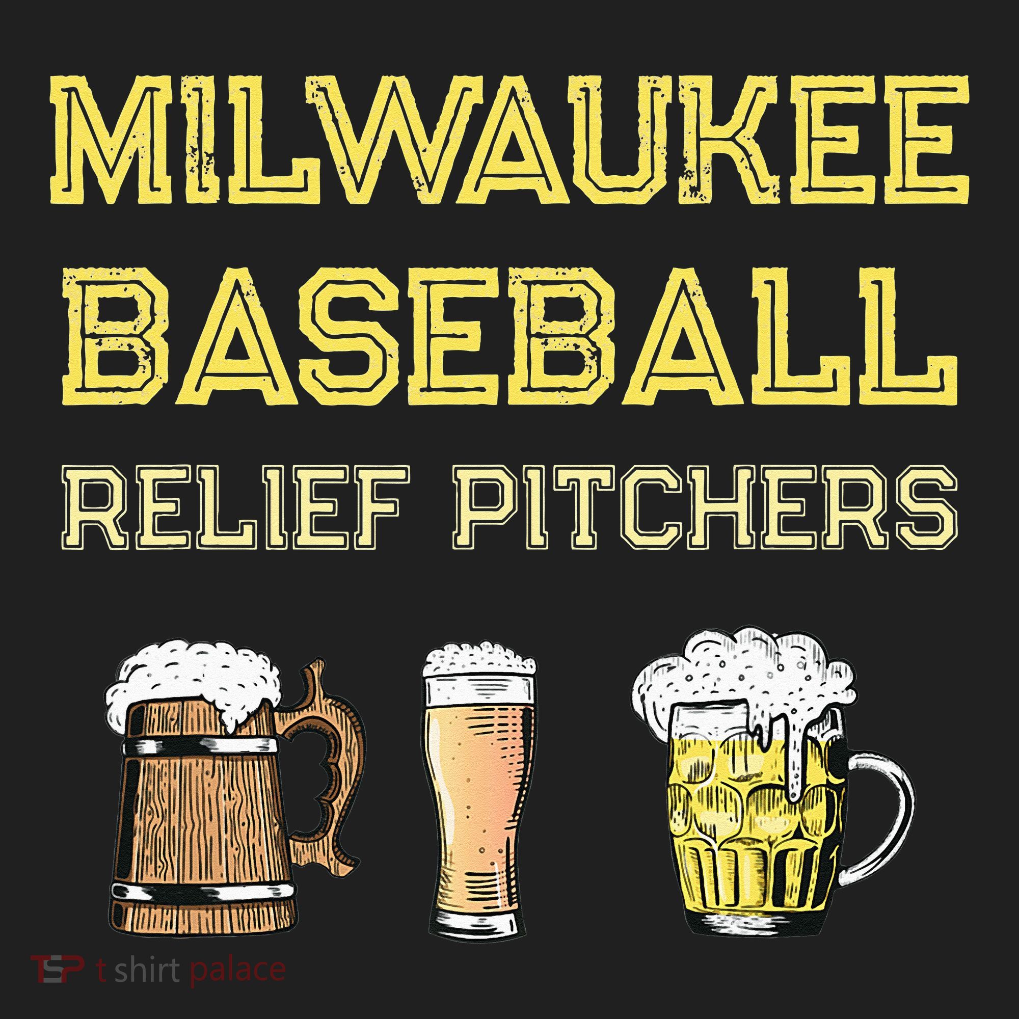 Classic Milwaukee Baseball & Beer Fan Retro Wisconsin Golf Towel