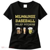 Classic Milwaukee Baseball & Beer Fan Retro Wisconsin Women's T-Shirt thumb 0