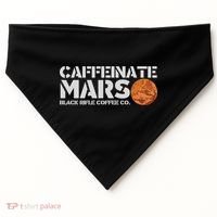 Caffeinate Mars Black Rifle Coffee Co. USA-Made Doggie Bandana thumb 0