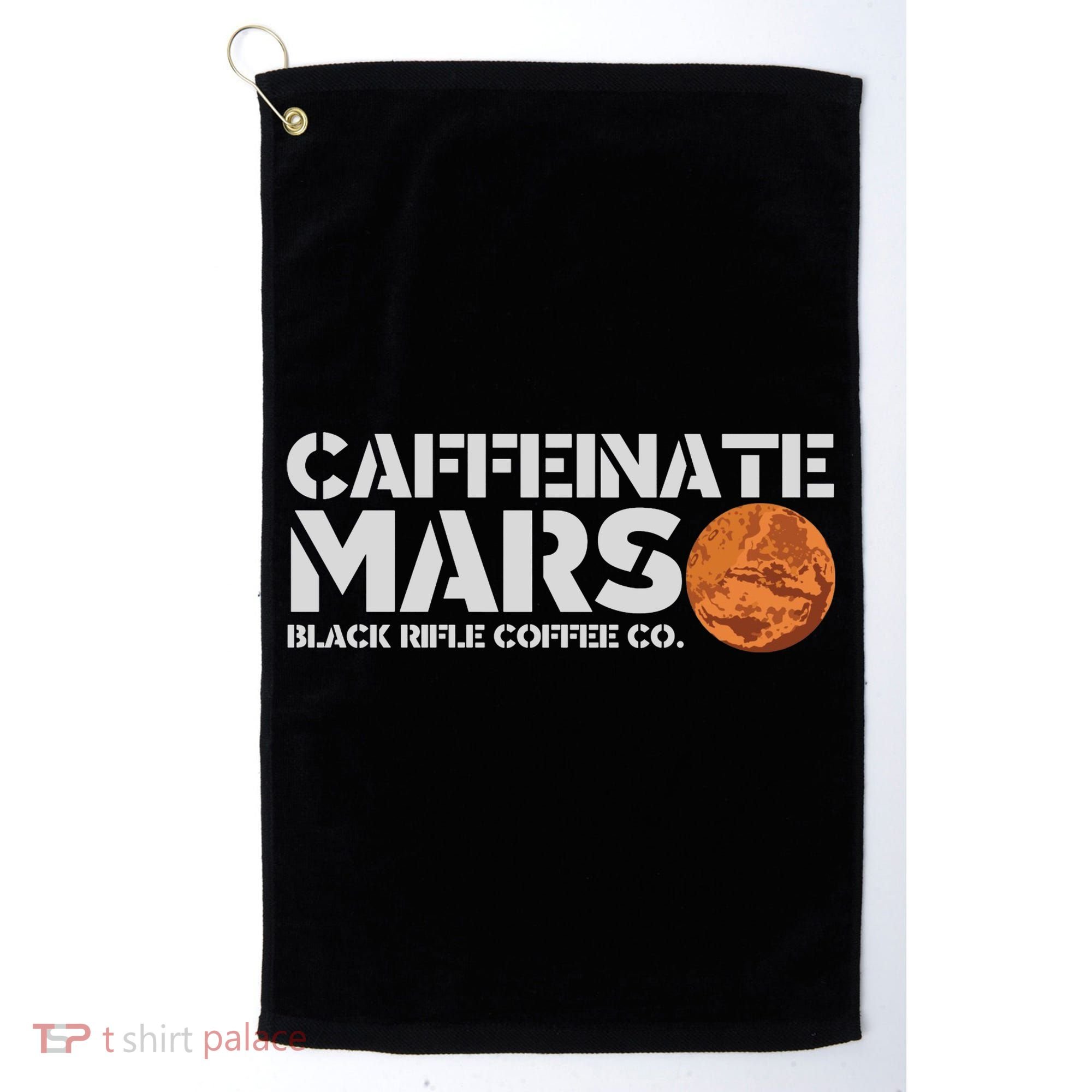 Caffeinate Mars Black Rifle Coffee Co. Golf Towel