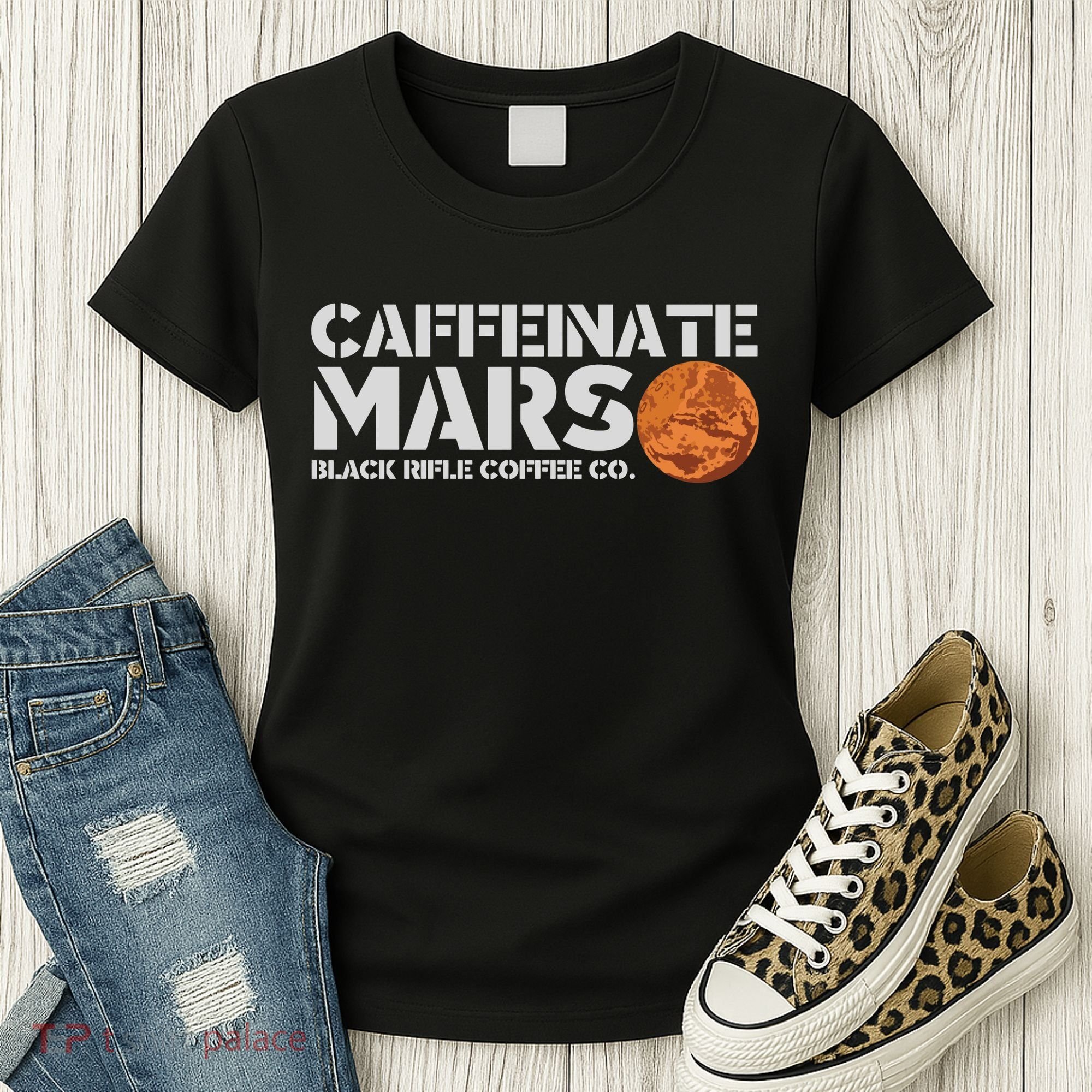 Caffeinate Mars Black Rifle Coffee Co. Women's T-Shirt