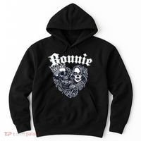 Couple Matching Bonnie & Clyde Chicano Style Heart Tattoo Outfit For Couples Hoodie thumb 0