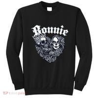 Couple Matching Bonnie & Clyde Chicano Style Heart Tattoo Outfit For Couples Sweatshirt thumb 0