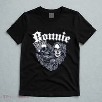 Couple Matching Bonnie & Clyde Chicano Style Heart Tattoo Outfit For Couples T-Shirt thumb 5