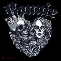 Couple Matching Bonnie & Clyde Chicano Style Heart Tattoo Outfit For Couples Coffee Mug thumb 5