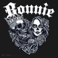 Couple Matching Bonnie & Clyde Chicano Style Heart Tattoo Outfit For Couples Tall Hoodie thumb 2