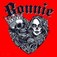 Couple Matching Bonnie & Clyde Chicano Style Heart Tattoo Outfit For Couples Santa Hat thumb 1