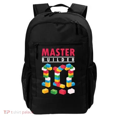 Cool Master Builder Building Blocks Bricks Toy Backpack