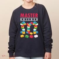 Cool Master Builder Building Blocks Bricks Toy Women's Sweatshirt thumb 0