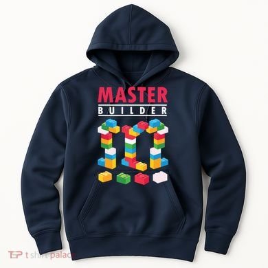 Cool Master Builder Building Blocks Bricks Toy Hoodie