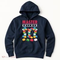 Cool Master Builder Building Blocks Bricks Toy Hoodie thumb 0