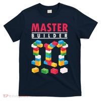 Cool Master Builder Building Blocks Bricks Toy T-Shirt thumb 0