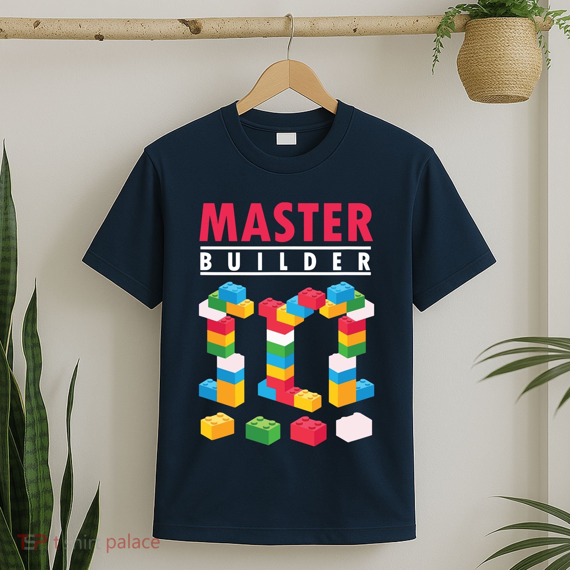 Cool Master Builder Building Blocks Bricks Toy T-Shirt