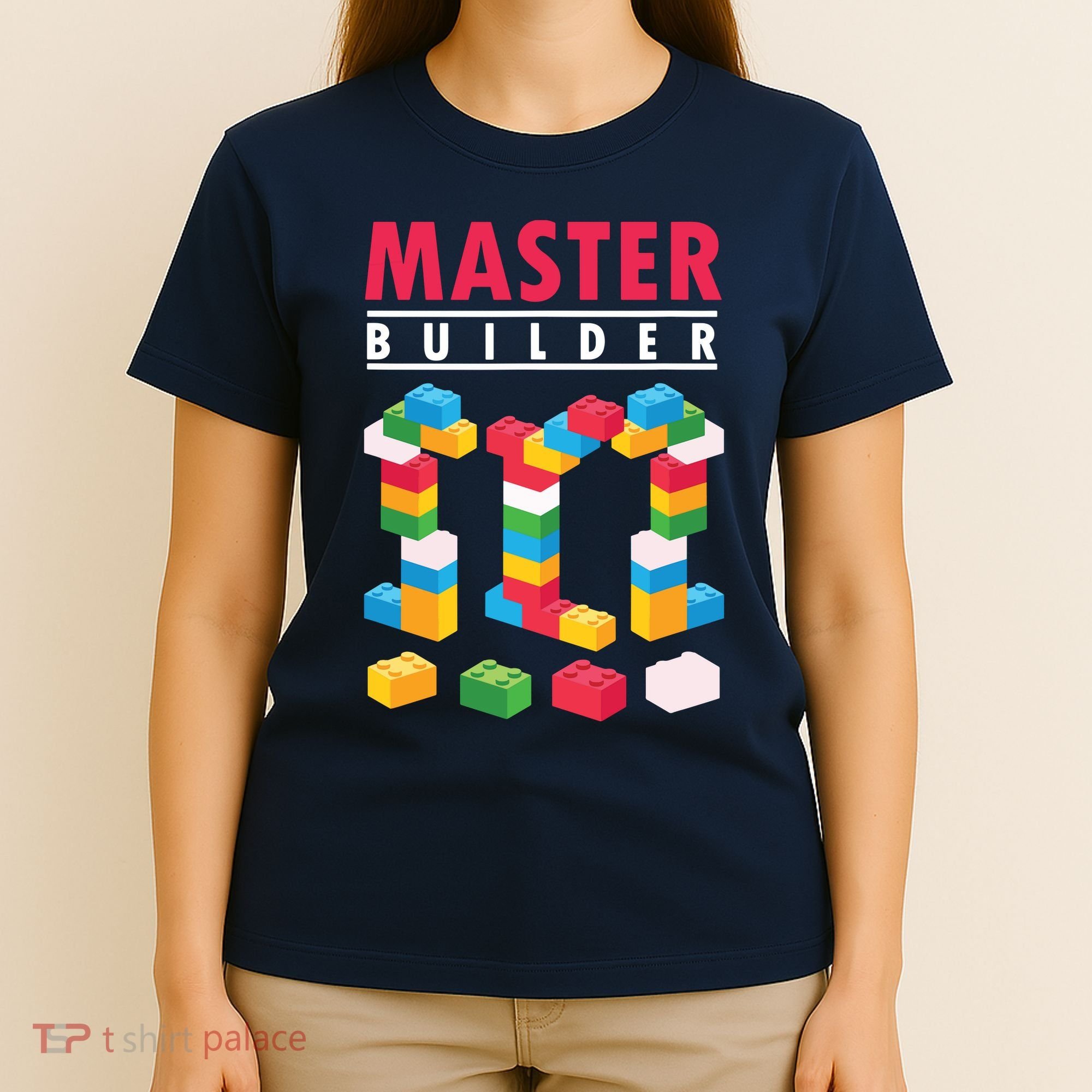 Cool Master Builder Building Blocks Bricks Toy T-Shirt