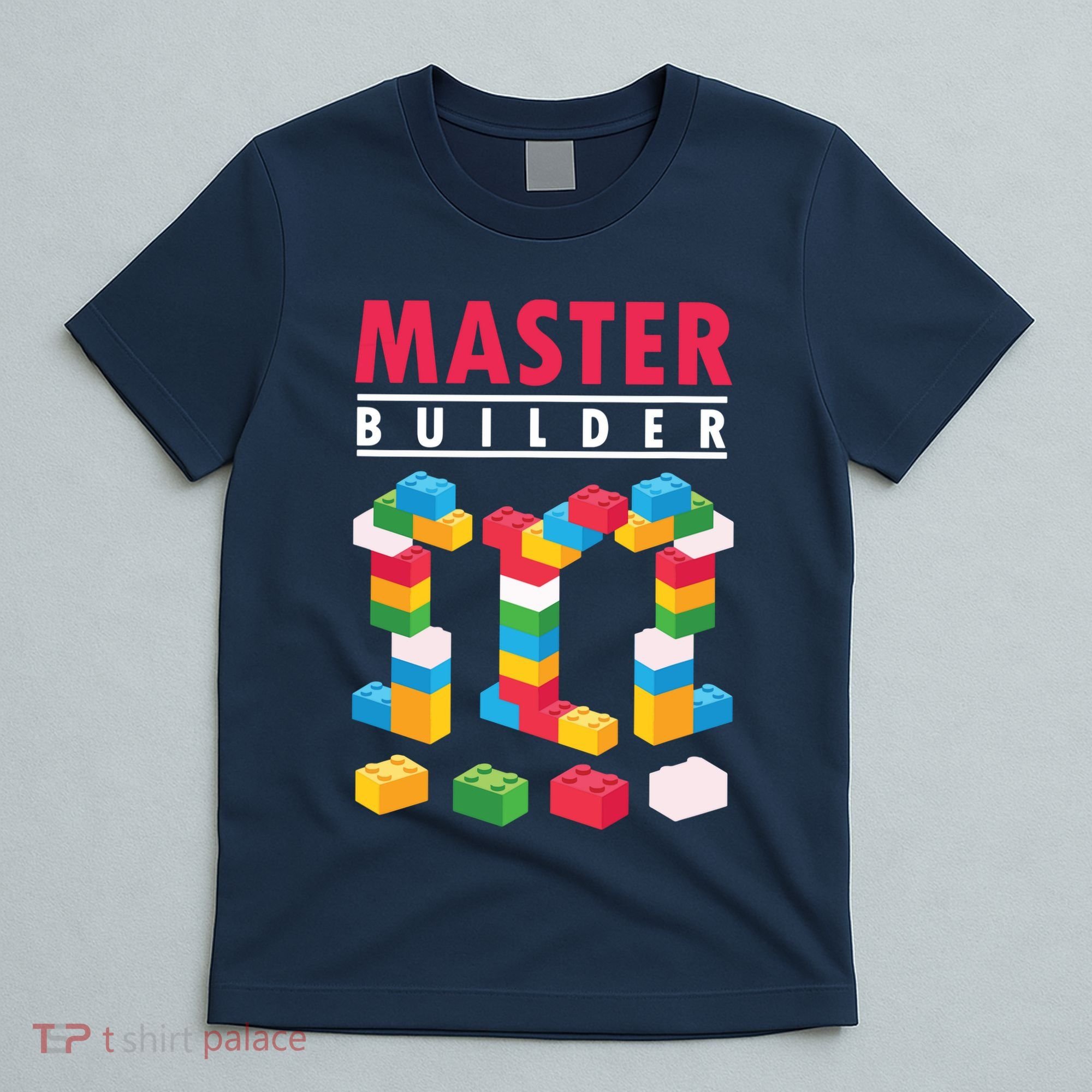 Cool Master Builder Building Blocks Bricks Toy T-Shirt