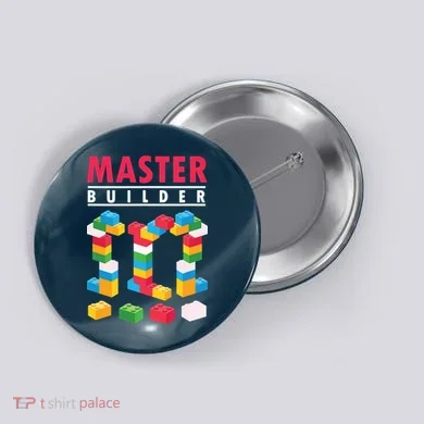 Cool Master Builder Building Blocks Bricks Toy Button