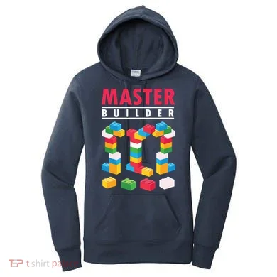 Cool Master Builder Building Blocks Bricks Toy Women's Hoodie