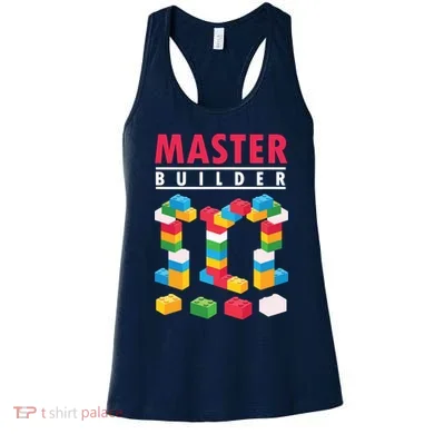 Cool Master Builder Building Blocks Bricks Toy Women's Tank Top