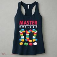 Cool Master Builder Building Blocks Bricks Toy Women's Tank Top thumb 3
