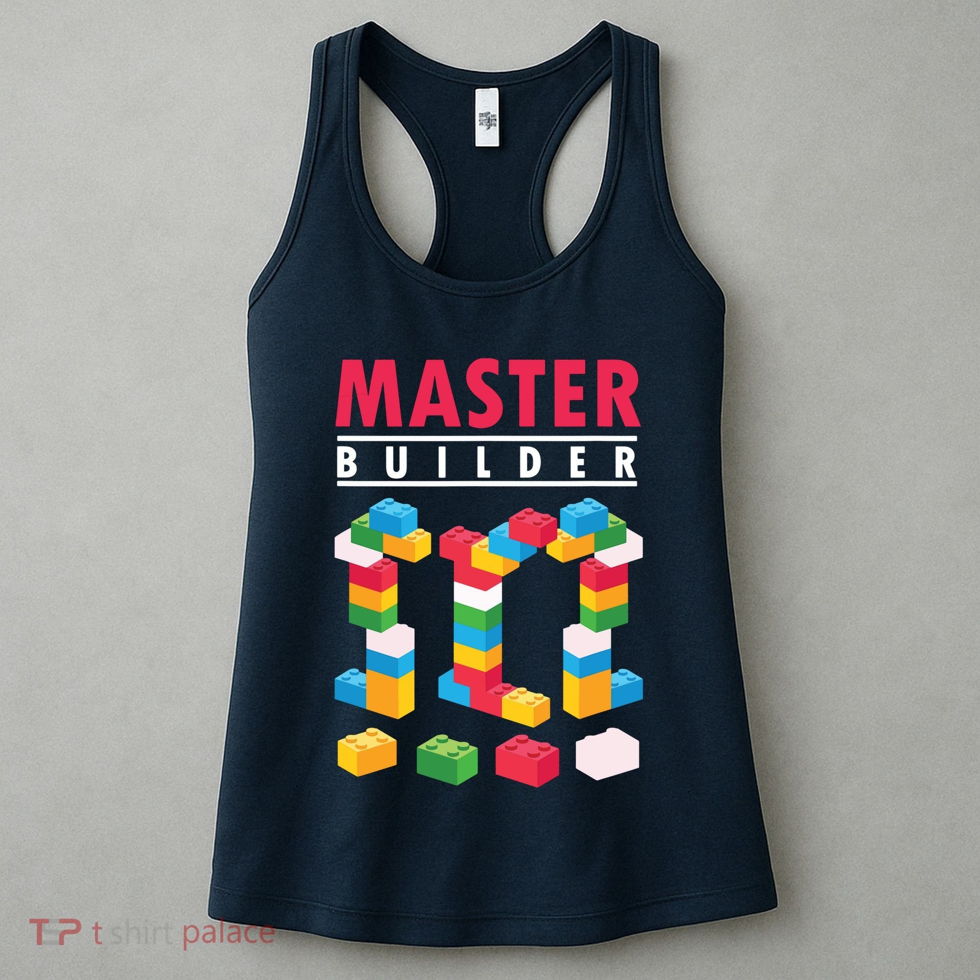 Cool Master Builder Building Blocks Bricks Toy Women's Tank Top