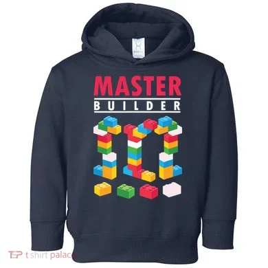 Cool Master Builder Building Blocks Bricks Toy Toddler Hoodie