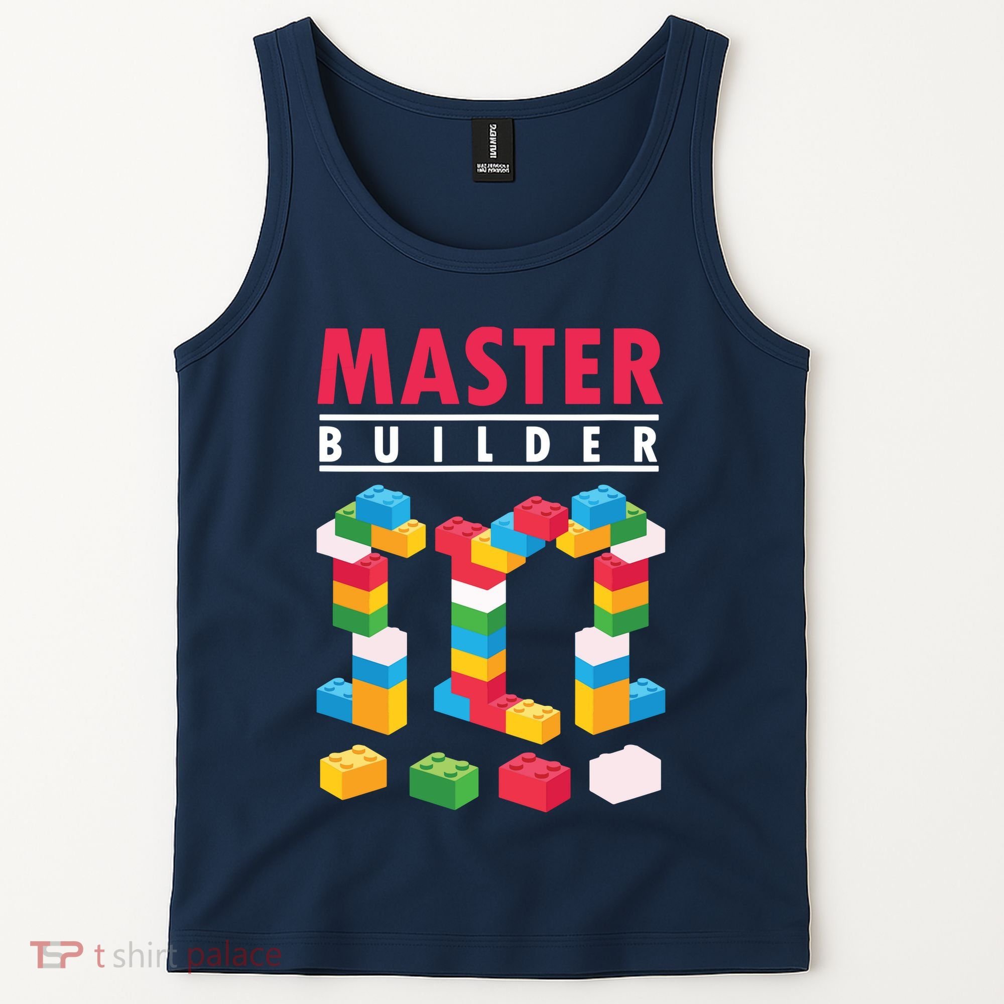 Cool Master Builder Building Blocks Bricks Toy Tank Top