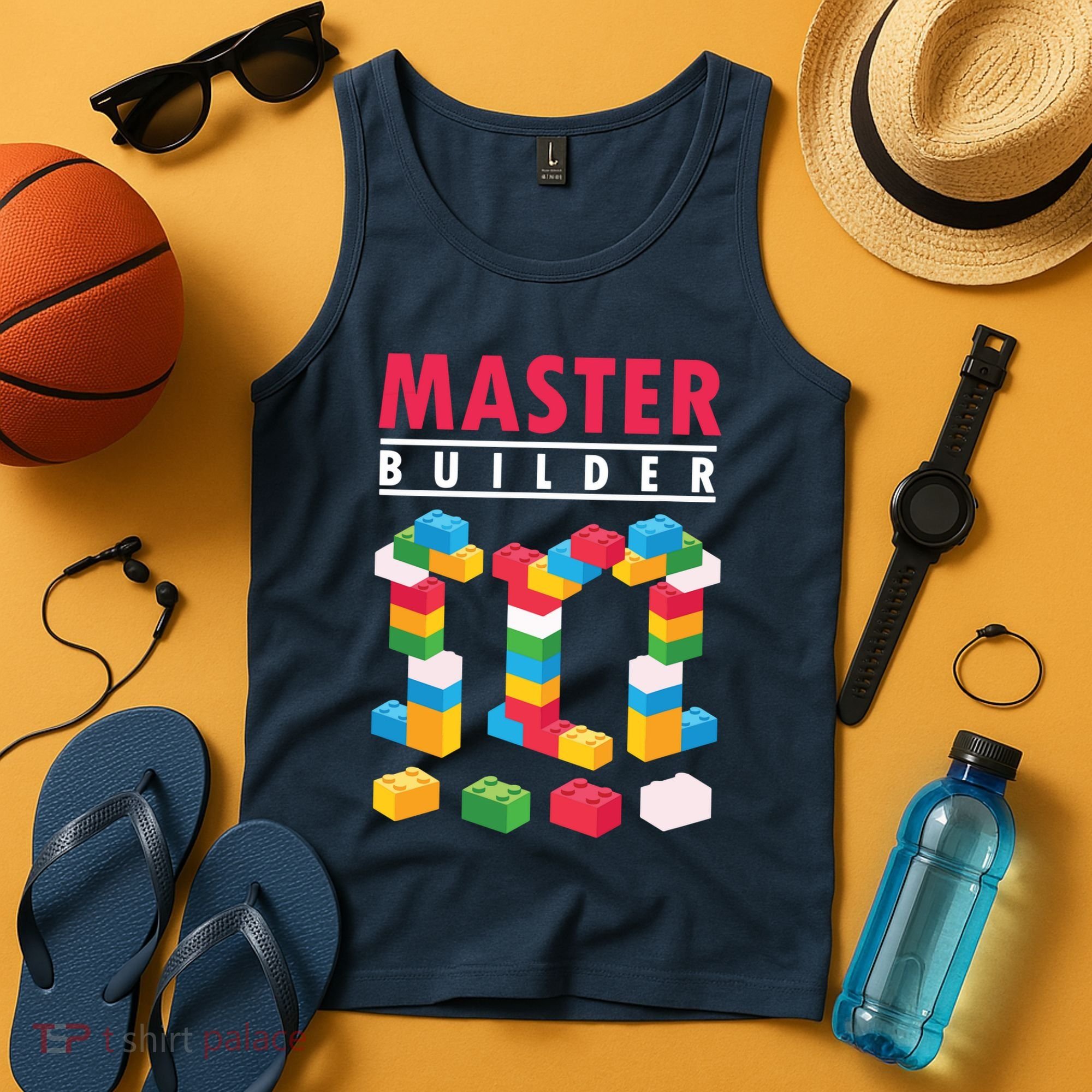 Cool Master Builder Building Blocks Bricks Toy Tank Top