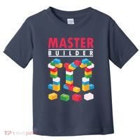 Cool Master Builder Building Blocks Bricks Toy Toddler T-Shirt thumb 0