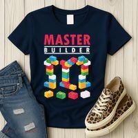 Cool Master Builder Building Blocks Bricks Toy Women's T-Shirt thumb 3