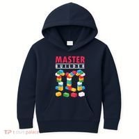 Cool Master Builder Building Blocks Bricks Toy Kids Hoodie thumb 0