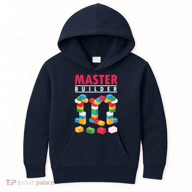 Cool Master Builder Building Blocks Bricks Toy Kids Hoodie