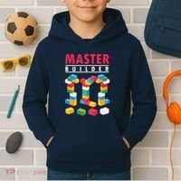 Cool Master Builder Building Blocks Bricks Toy Kids Hoodie thumb 2