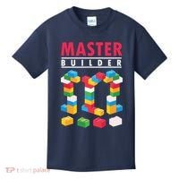 Cool Master Builder Building Blocks Bricks Toy Kids T-Shirt thumb 0