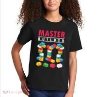 Cool Master Builder Building Blocks Bricks Toy Kids T-Shirt thumb 2