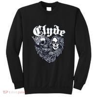 Couple Matching Bonnie & Clyde Chicano Style Heart Tattoo Outfit For Couples Sweatshirt thumb 0