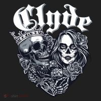 Couple Matching Bonnie & Clyde Chicano Style Heart Tattoo Outfit For Couples Beanie thumb 2