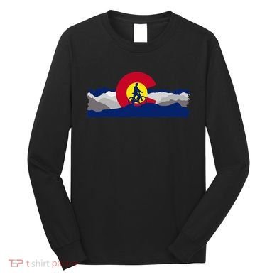 Colorado Mountain Biking Long Sleeve Shirt