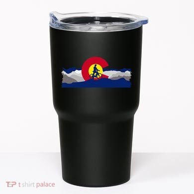 Colorado Mountain Biking Tumbler