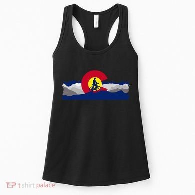 Colorado Mountain Biking Women's Tank Top