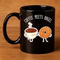Coffee Meets Bagel Bagels 11oz C Handle Ceramic Mug thumb 4