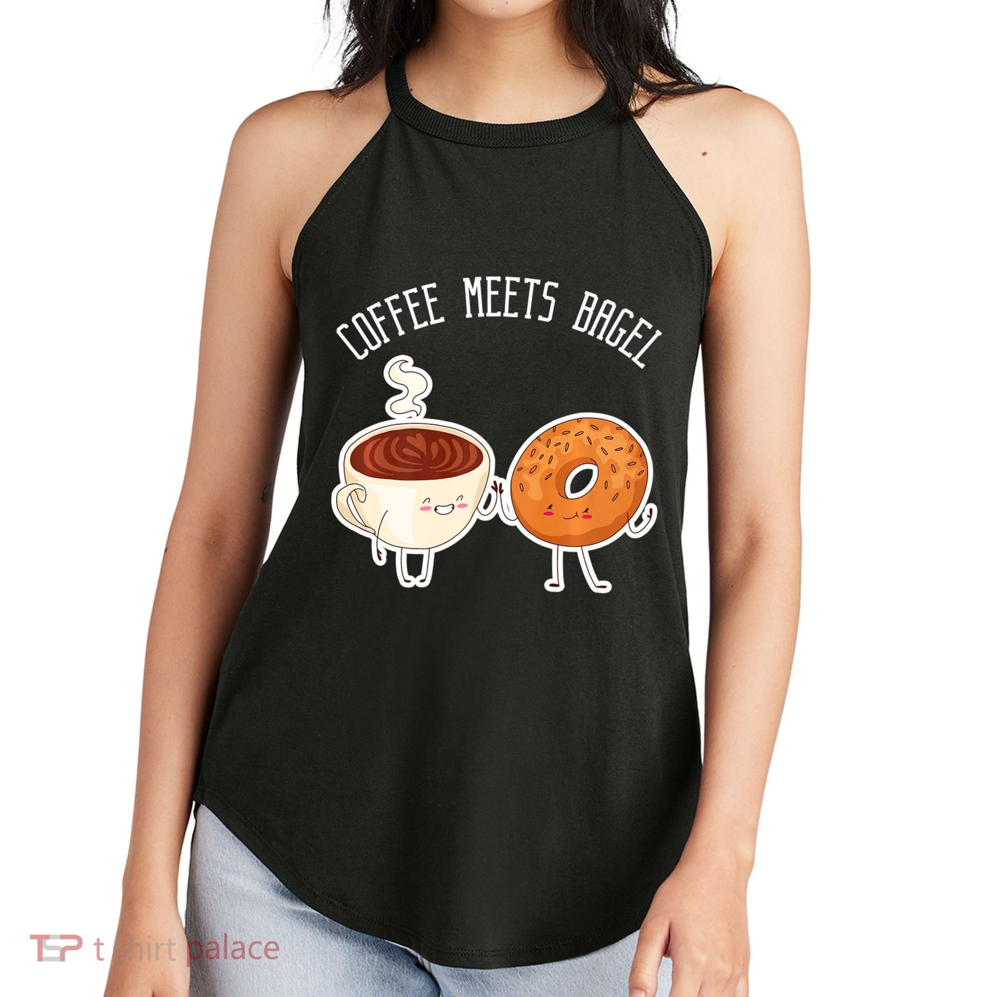Coffee Meets Bagel Bagels Women's Perfect Tri Rocker Tank