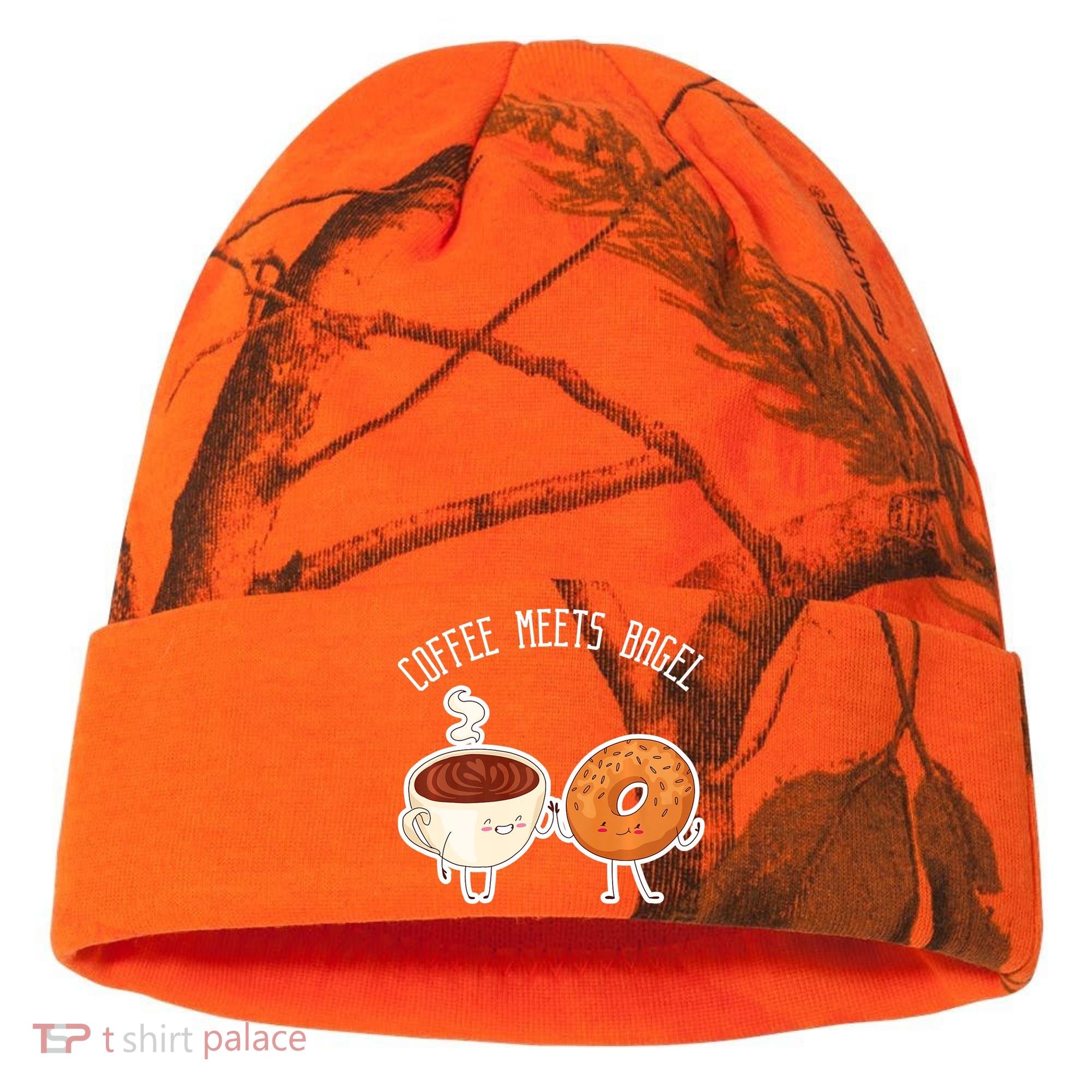 Coffee Meets Bagel Bagels Kati Licensed 12" Camo Cuffed Beanie