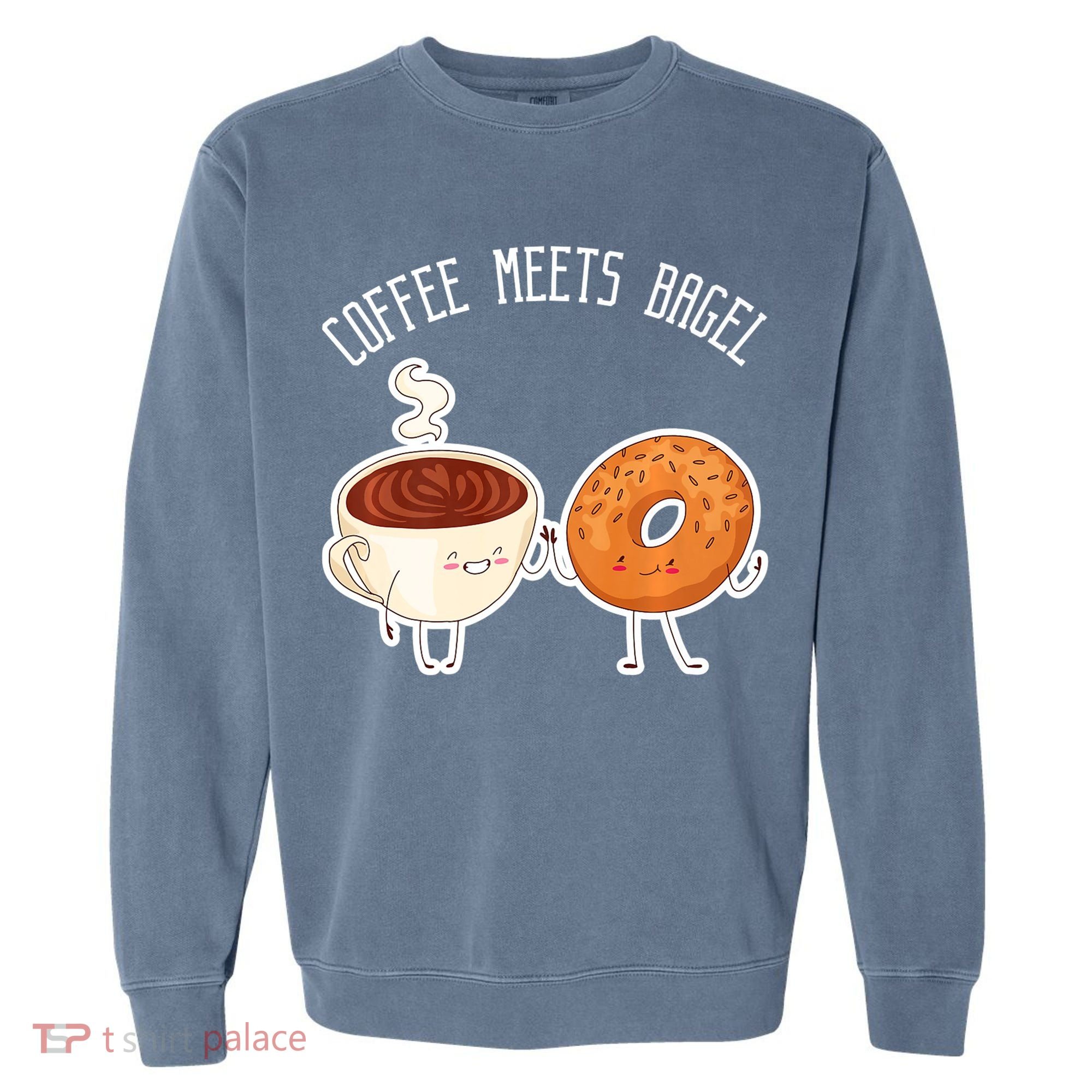 Coffee Meets Bagel Bagels Garment-Dyed Sweatshirt