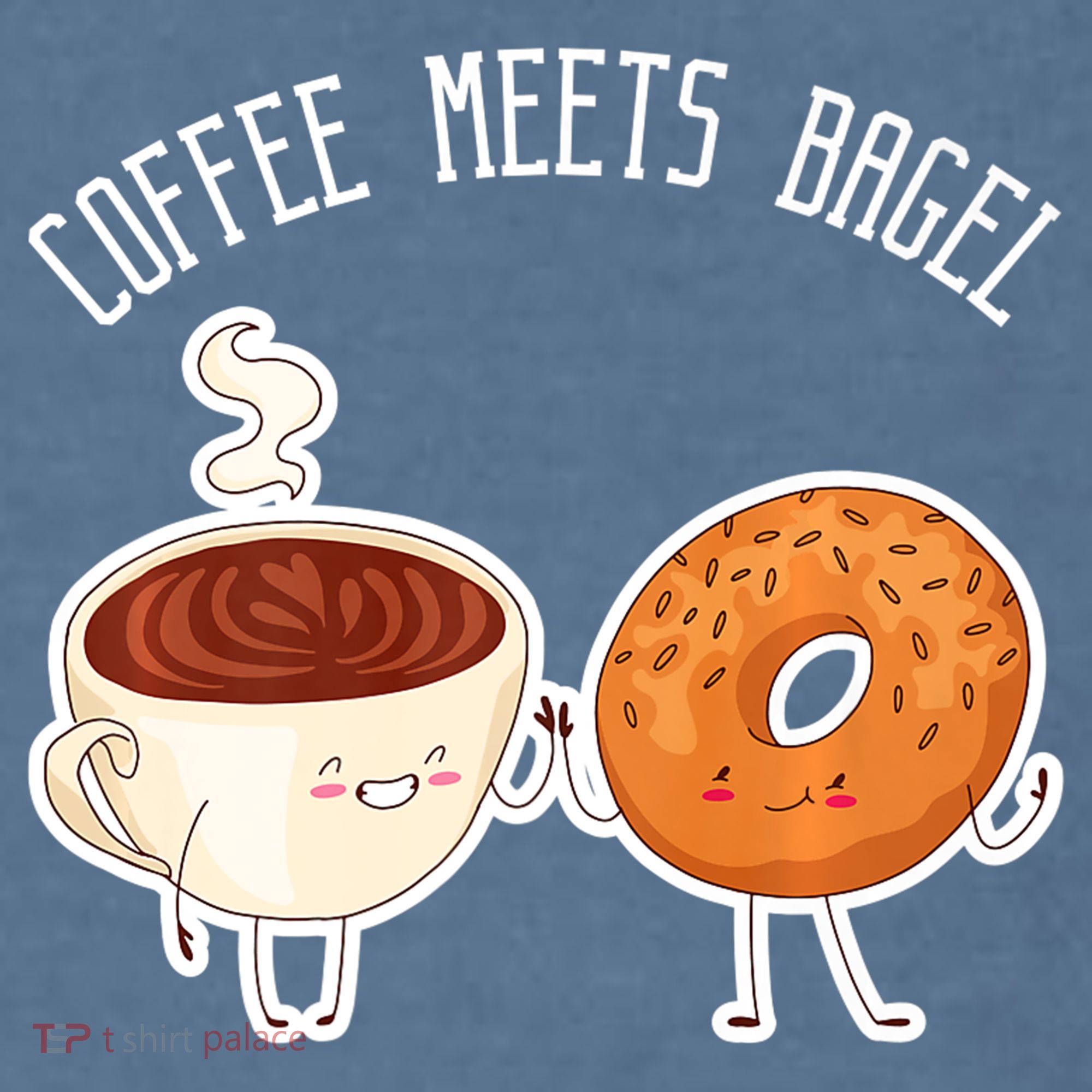 Coffee Meets Bagel Bagels Comfort Colors Garment-Dyed Hooded Sweatshirt