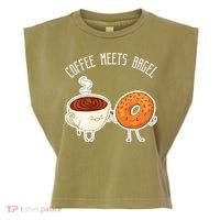 Coffee Meets Bagel Bagels Garment-Dyed Women's Muscle Tee thumb 0