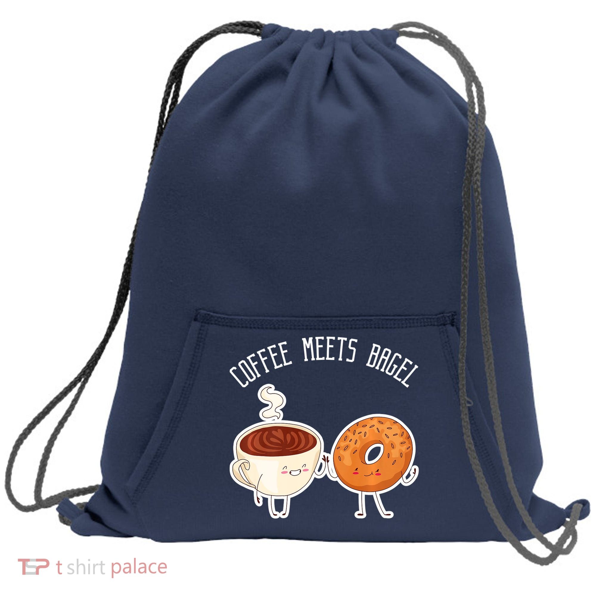 Coffee Meets Bagel Bagels Sweatshirt Cinch Pack Bag